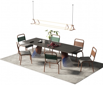 Modern Dining Table And Chairs-ID:476368908