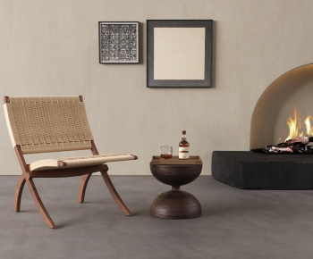Wabi-sabi Style Lounge Chair-ID:961780075