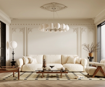 French Style A Living Room-ID:510852103