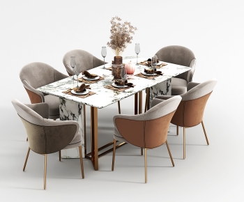 Modern Dining Table And Chairs-ID:712524892