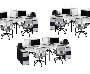 Modern Office Desk And Chair-ID:311634067