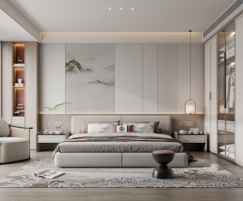 New Chinese Style Bedroom-ID:141695987