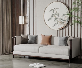 New Chinese Style A Sofa For Two-ID:454308992