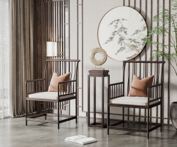 New Chinese Style Lounge Chair-ID:123033059