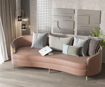 Modern Curved Sofa-ID:630337952