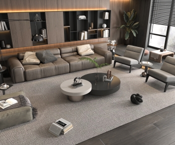 Modern A Living Room-ID:762418992