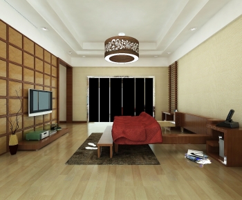 Southeast Asian Style Bedroom-ID:318679811