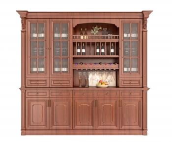 American Style Wine Cabinet-ID:391936063