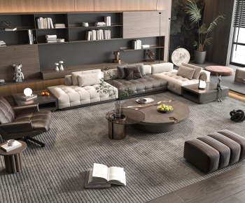 Modern A Living Room-ID:519740613