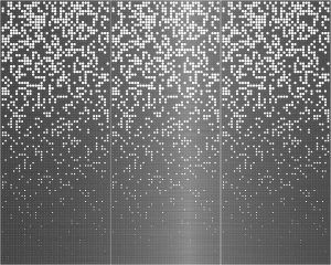 圆形穿孔黑钛拉丝金属渐变穿孔铝板-ID:5696055