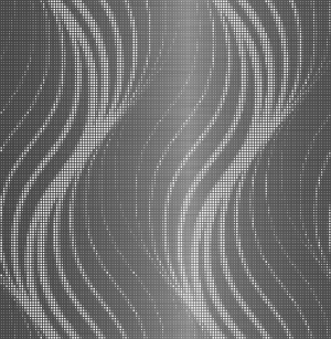 圆形穿孔黑钛拉丝金属流动曲线穿孔铝板-ID:5696059