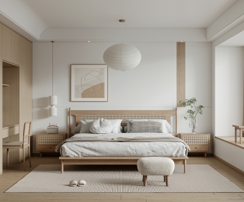 Japanese Style Bedroom-ID:933350098