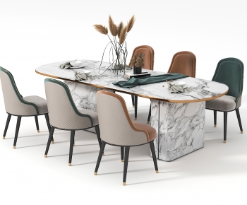 Modern Dining Table And Chairs-ID:388030056