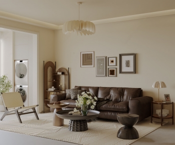 Wabi-sabi Style A Living Room-ID:400428064