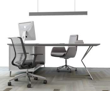 Modern Office Desk And Chair-ID:871915102