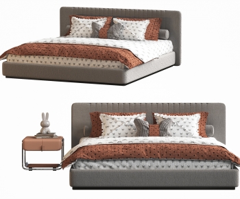 Modern Double Bed-ID:580748084