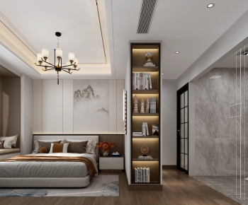 New Chinese Style Bedroom-ID:969461928