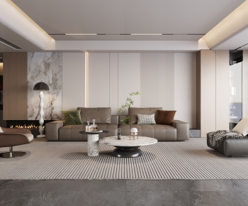 Modern A Living Room-ID:911375053