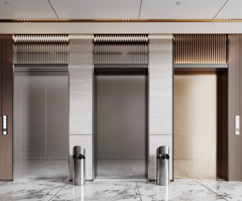 Modern Office Elevator Hall-ID:776803027