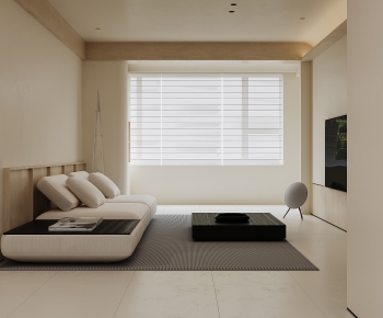 Modern Wabi-sabi Style A Living Room-ID:177911045