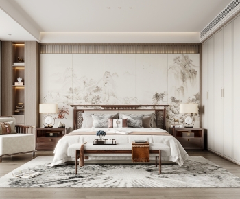 New Chinese Style Bedroom-ID:547805077
