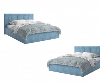 Modern Double Bed-ID:252839096