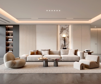Modern A Living Room-ID:876684908