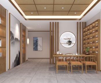 New Chinese Style Teahouse Tea House-ID:291080957