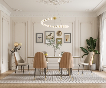 French Style Dining Room-ID:614375113