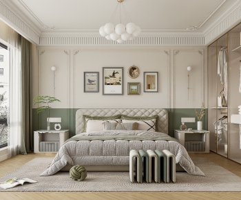 French Style Bedroom-ID:111666925