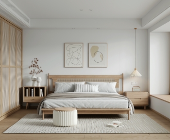 Nordic Style Wabi-sabi Style Bedroom-ID:152893079