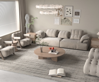 Nordic Style A Sofa For Two-ID:369345902
