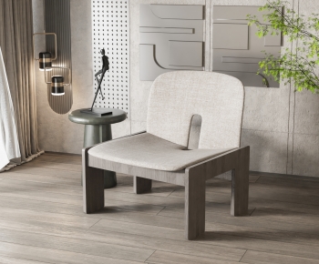 Wabi-sabi Style Lounge Chair-ID:988693007