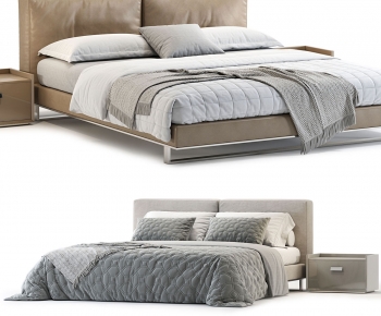 Modern Double Bed-ID:236566076