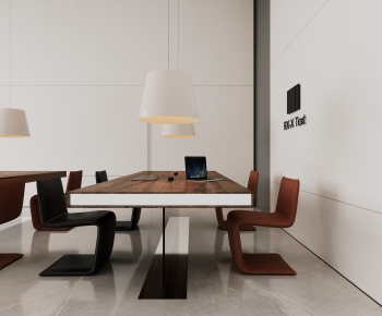 Modern Office Desk And Chair-ID:182120088