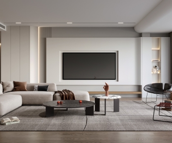 Modern A Living Room-ID:978689912