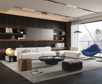 Modern A Living Room-ID:341286902