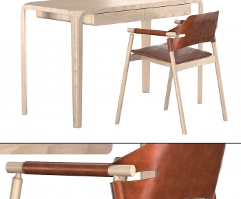 Modern Office Desk And Chair-ID:751842986