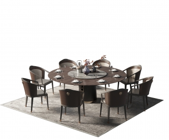 New Chinese Style Dining Table And Chairs-ID:193245892