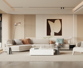 Modern A Living Room-ID:499074948