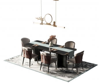 New Chinese Style Dining Table And Chairs-ID:797823912