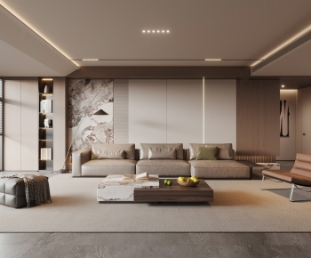 Modern A Living Room-ID:477699042