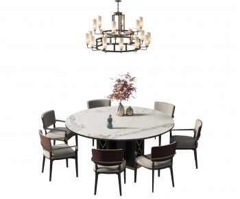 New Chinese Style Dining Table And Chairs-ID:758821016
