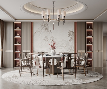 New Chinese Style Dining Room-ID:512940888