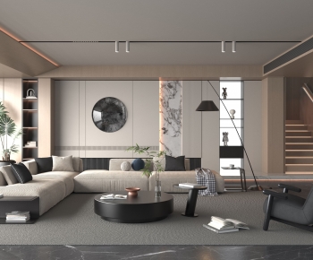 Modern A Living Room-ID:410165077