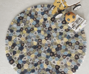 Modern Circular Carpet-ID:920521972