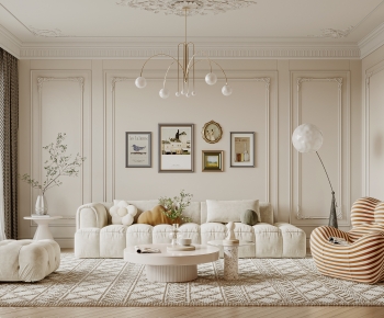 French Style Sofa Combination-ID:598824021