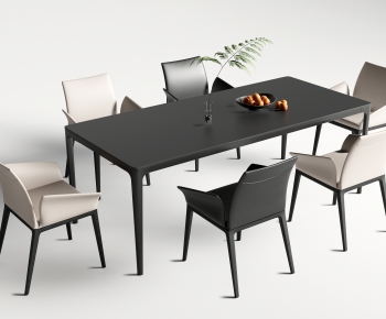 Cassina现代方形餐桌椅-ID:588670978