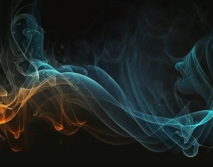 科技感流动粒子烟雾艺术壁纸-ID:5698915