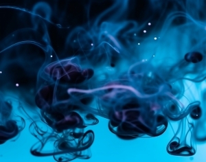 科技感流动粒子烟雾艺术壁纸-ID:5698944
